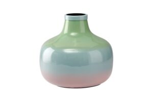 Vase Farbverlauf grün/blau/rosa